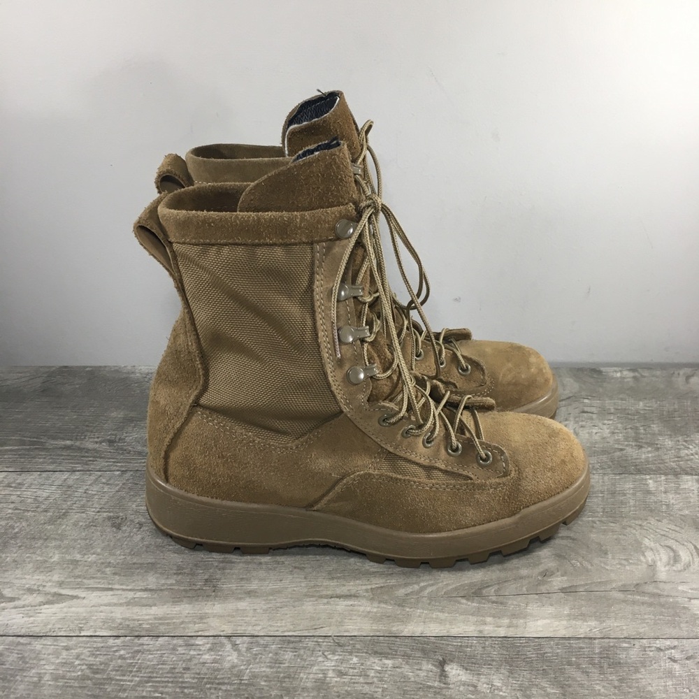 McRae Rough Out Army Military Coyote Suede Gore-Tex Soft Toe Mens Boots Size 8.5